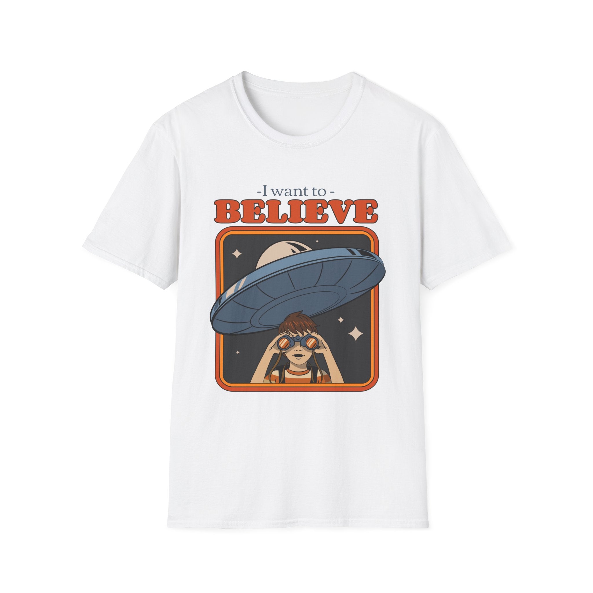 I Want To Believe, UFO - Unisex Softstyle T-Shirt
