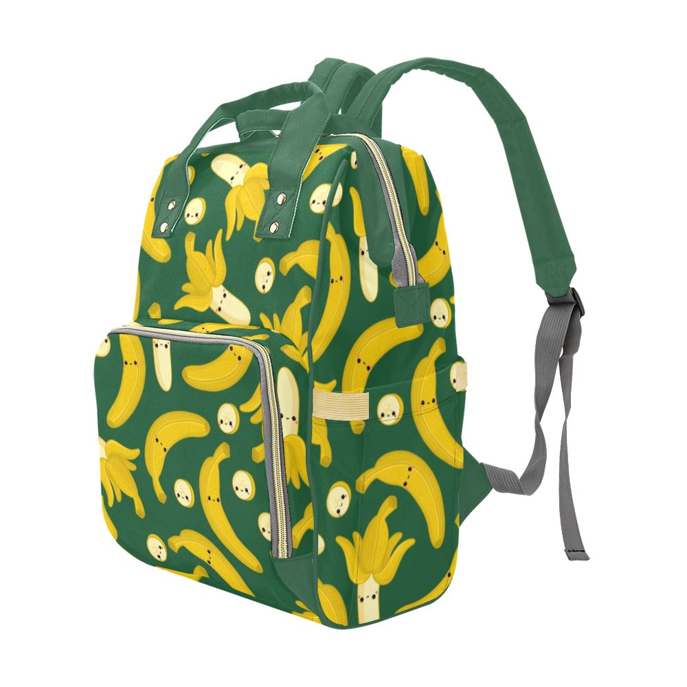Happy Bananas - Multi-Function Backpack, Nappy / Diaper Bag