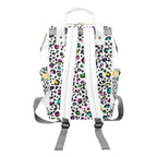 Animal Print In Colour - Multi-Function Backpack, Nappy / Diaper Bag