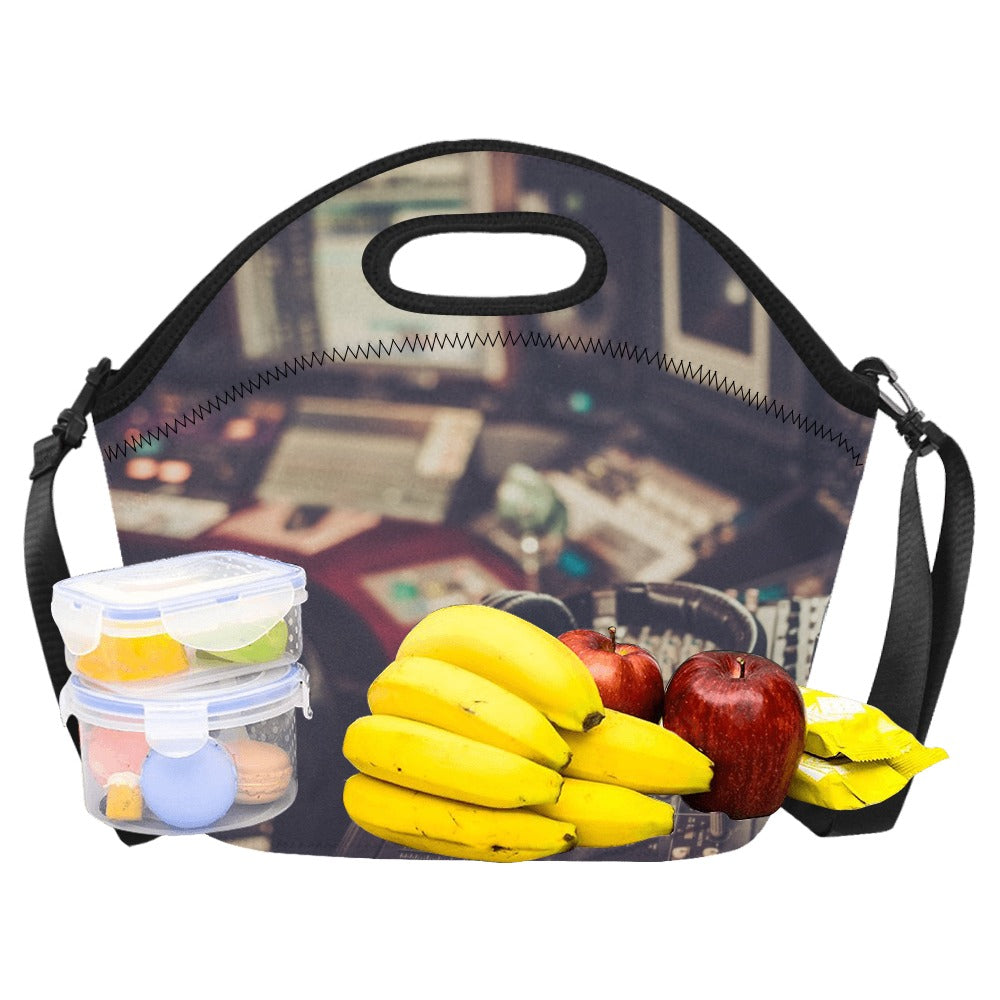 Sound Desk - Neoprene Lunch Bag Neoprene Lunch Bag Printed Offshore