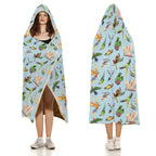 Parrots Kids Hooded Blanket 100cm x 130cm