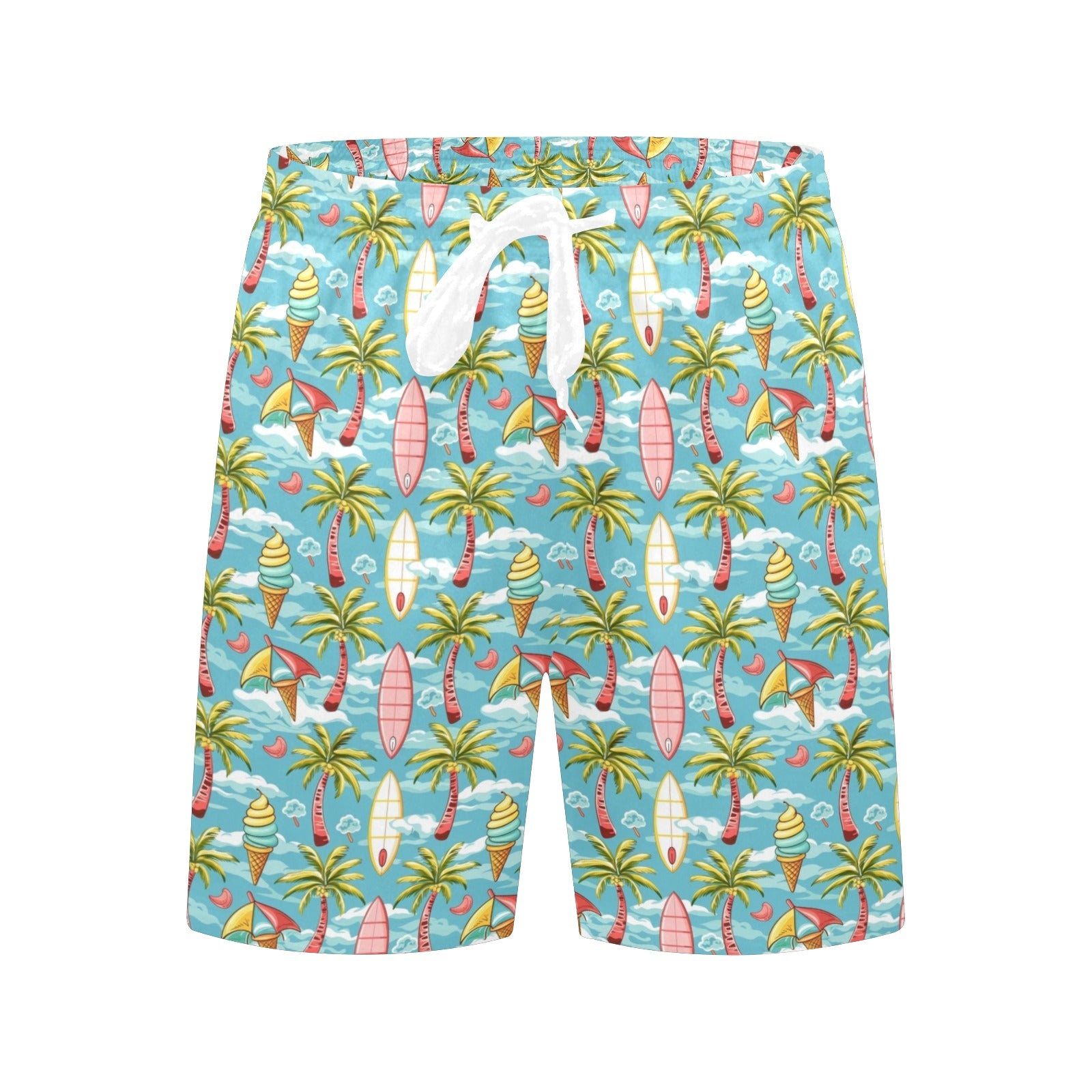 Summer Surf Men's Mid-Length Beach Shorts Men's Mid-Length Beach Shorts Printed Offshore Surf