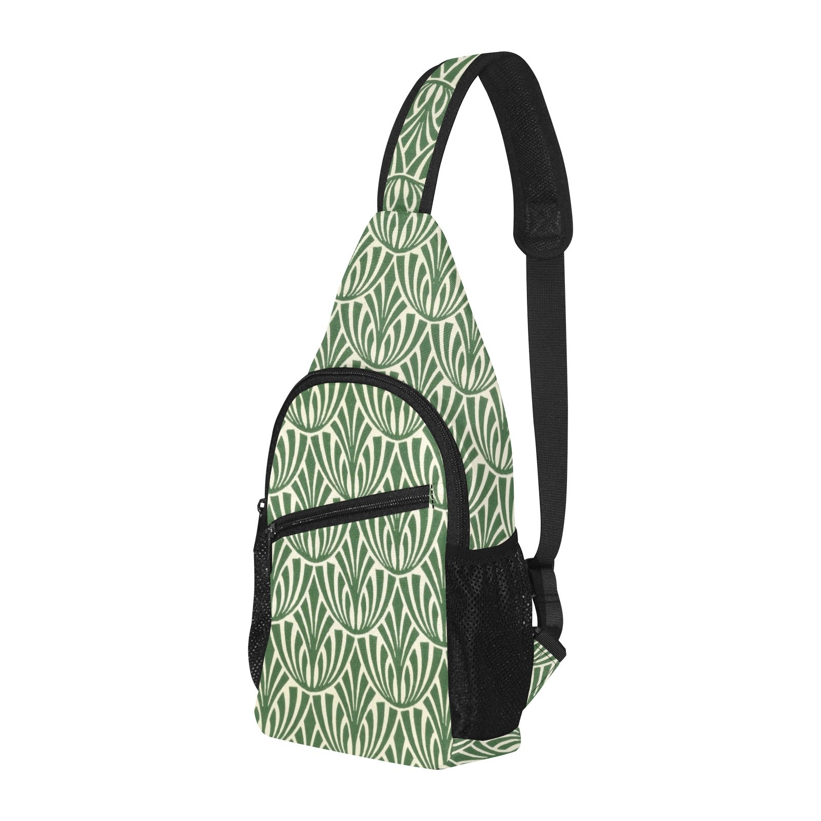 Green Pattern - Chest Bag