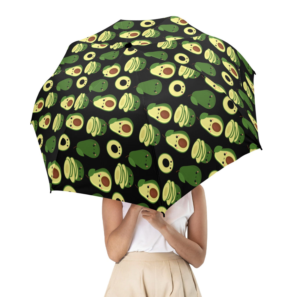 Cute Avocados - Semi-Automatic Foldable Umbrella (Model U12) Semi-Automatic Foldable Umbrella (U12)