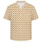 Hamburgers Men's Crinkle Hawaiian Shirt