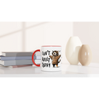 Personalise - Can't Adult Today - 11oz Ceramic Mug Personalised 11oz Mug animal Globally Fulfilled