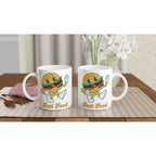 Fast Food White 11oz Ceramic Mug White 11oz Mug food Globally Fulfilled Retro
