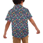 Space Arcade Junior Kids Hawaiian Shirt