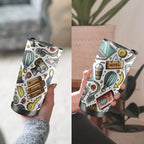 Travel Montage - 20oz Mobile Tumbler with Lid (Black Lock)