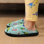 Australian Birds Kids Cotton Slippers Kids Cotton Slippers Australia Birds Printed Offshore