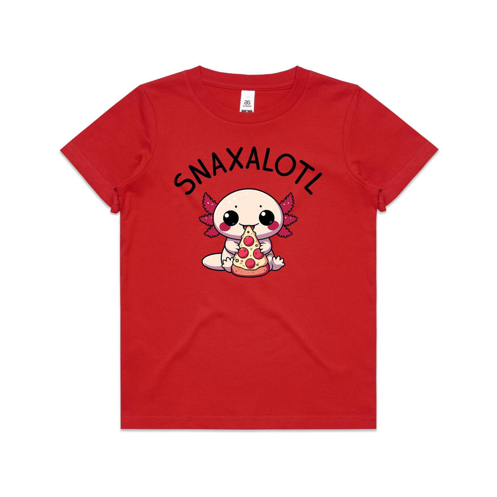 Snaxalotl, Axolotl Pizza - Kids Youth T-shirt
