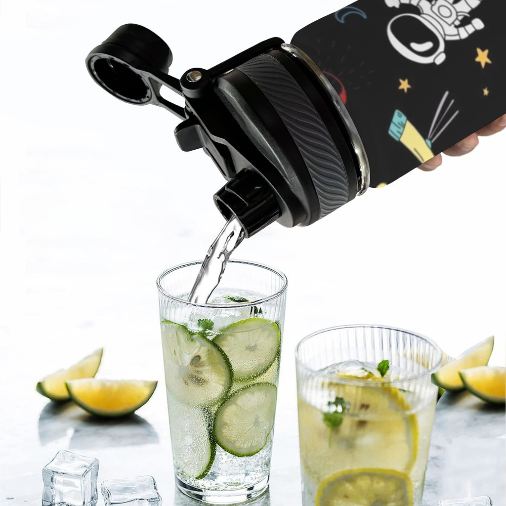 Kids Space - Insulated Water Bottle with Dual-Use Lid (18oz) Insulated Water Bottle with Dual-Use Lid (18oz) Printed Offshore Space