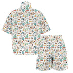 Travel And Explore Women's Windbreaker Short Set Women's Windbreaker Short Set Printed Offshore