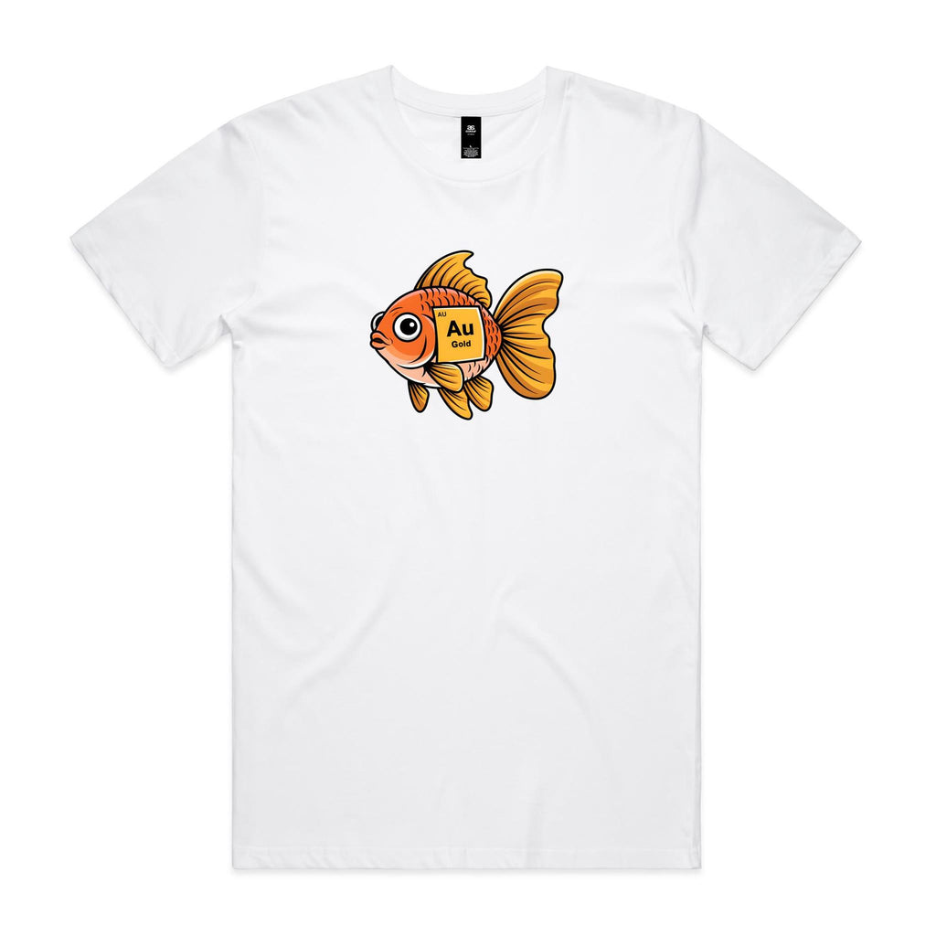 Gold Fish Periodic Table Men's AS Colour T-shirt