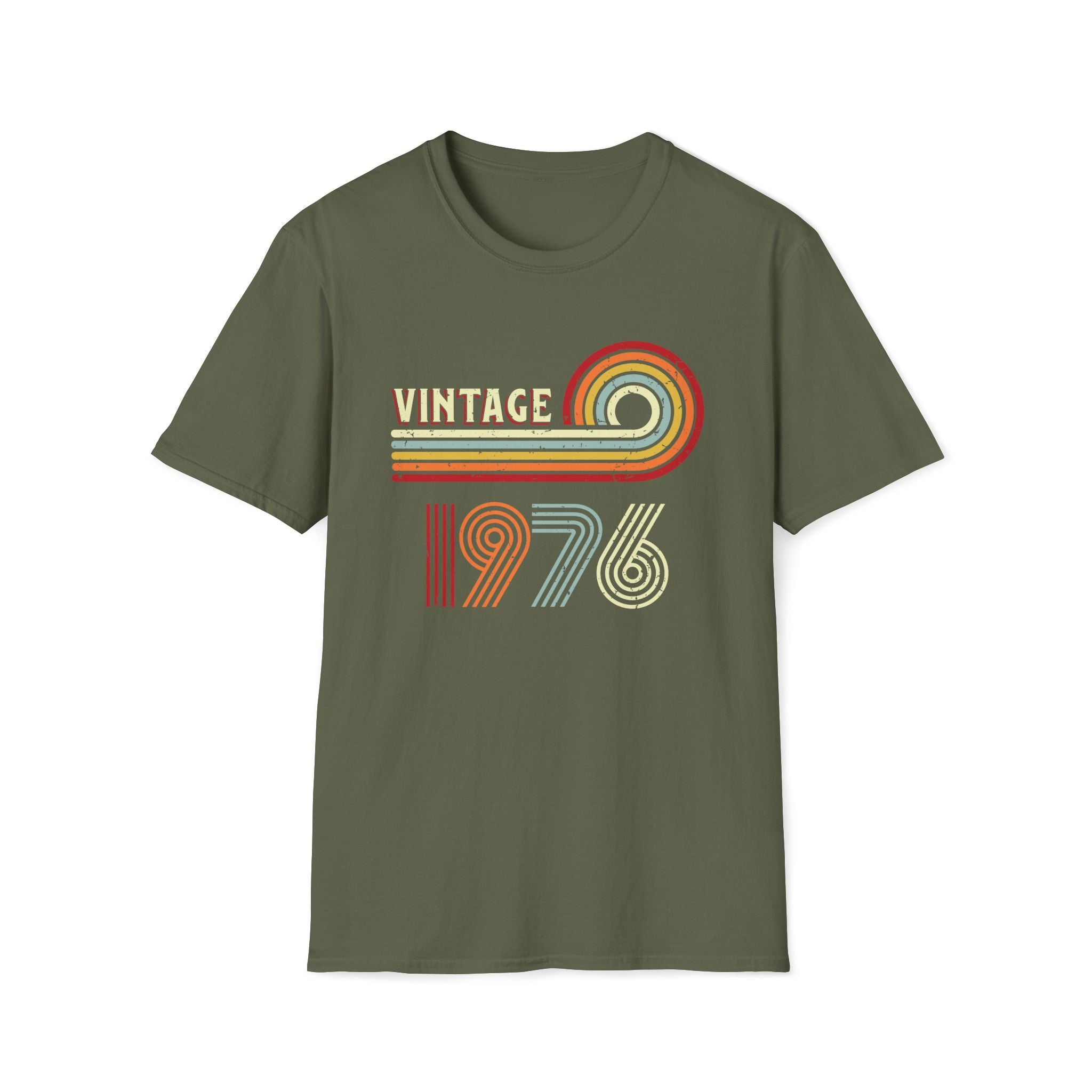 Turning 50, Vintage 1976 - Unisex Softstyle T-Shirt