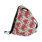 Hibiscus Neoprene Lunch Bag/Large (Model 1669) Neoprene Lunch Bag Plants Printed Offshore