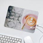 I Wake Up To Drink Coffee Leather Mouse Pad Leather Mouse Pad Coffee Printed Offshore
