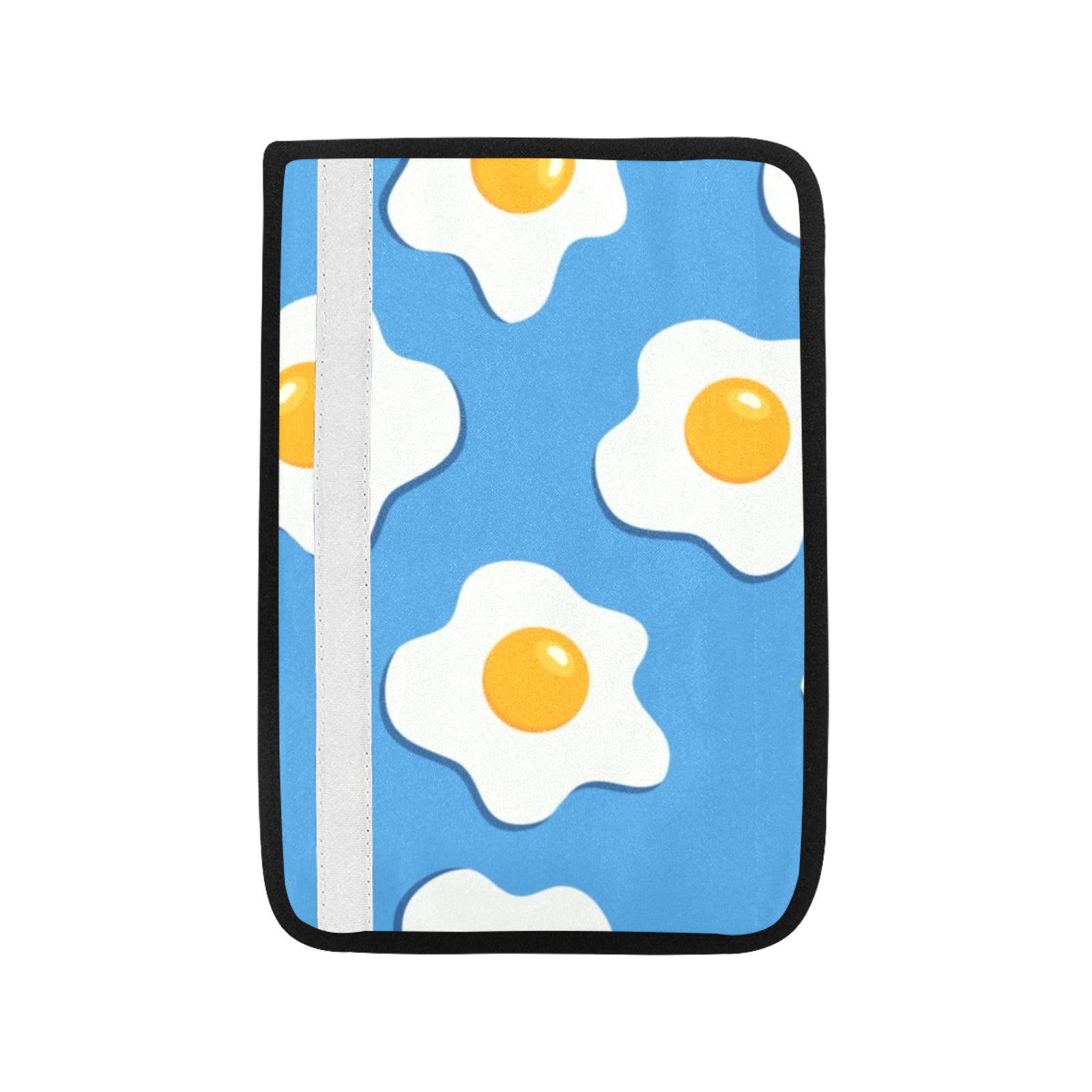 Fried Eggs Car Seat Belt Cover 7''x10'' (Pack of 2) Car Seat Belt Cover 7x10 (Pack of 2) Food Printed Offshore