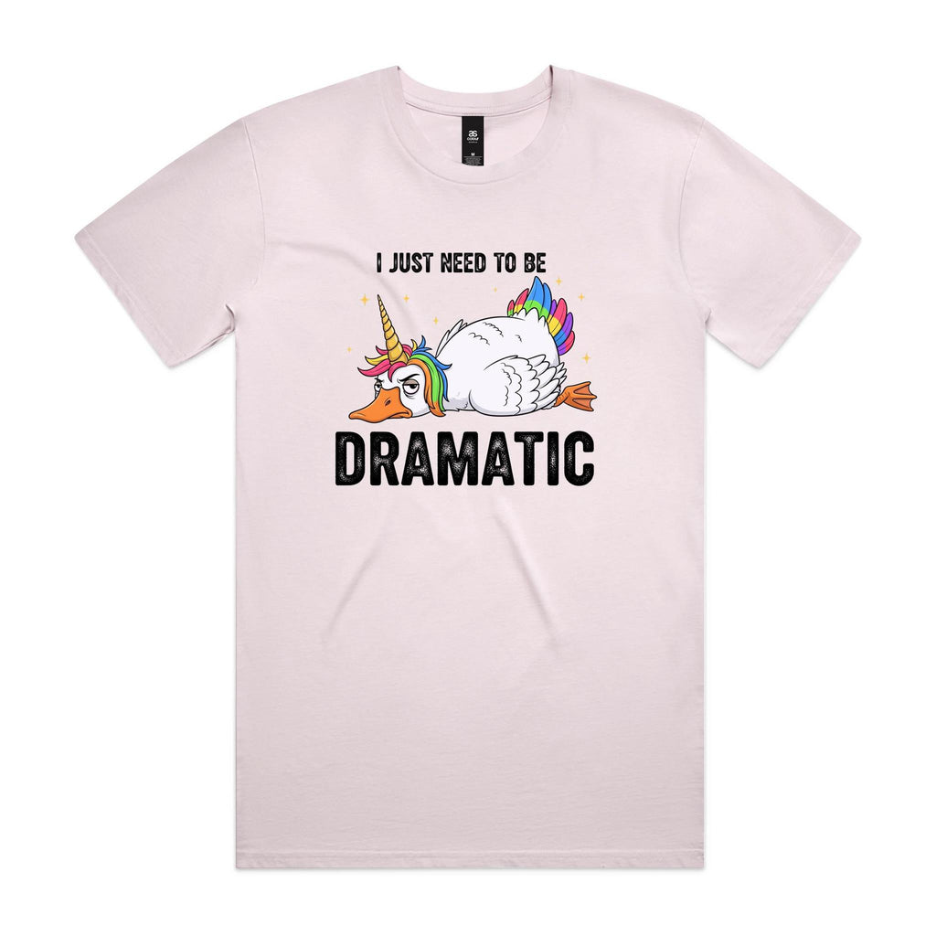 Dramatic Unicorn Goose Men's AS Colour T-shirt Orchid Mens T-shirt animal Printed In Australia