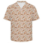 Peace And Love Men's Crinkle Hawaiian Shirt