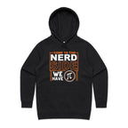 Come To The Nerd Side, We Have Pi - Womens Hoodie Black Womens Hoodie Maths Printed In Australia Sci Fi