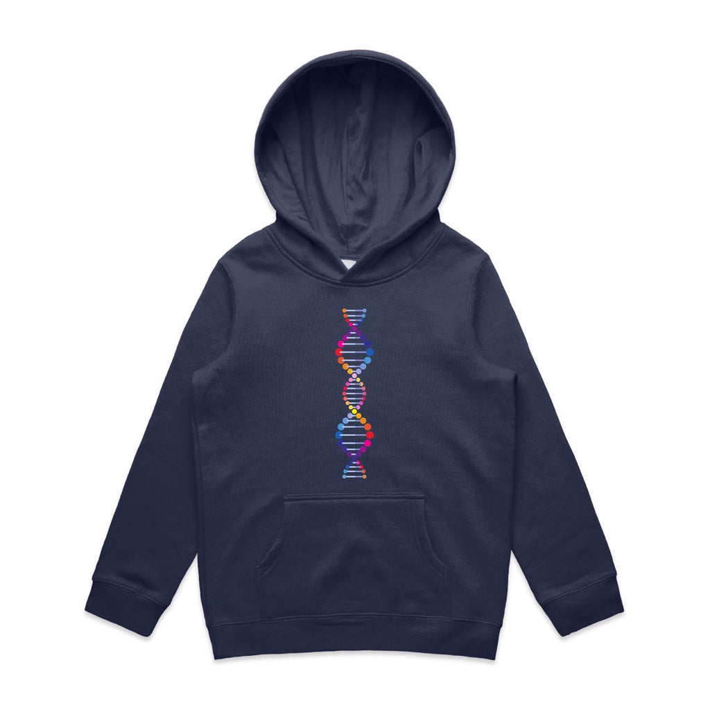 DNA - Kids Hoodie Midnight Blue Kids Hoodie Printed In Australia