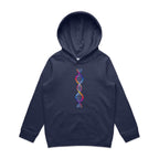 DNA - Kids Hoodie Midnight Blue Kids Hoodie Printed In Australia