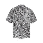 Black And White - Mens Hawaiian Shirt