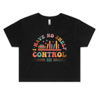I Have No Shelf Control Books Women's AS Colour Crop Tee