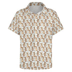 Quokkas Women's Short-Sleeve Button Up Shirt Women's Short-Sleeve Button Up Shirt animal Printed Offshore