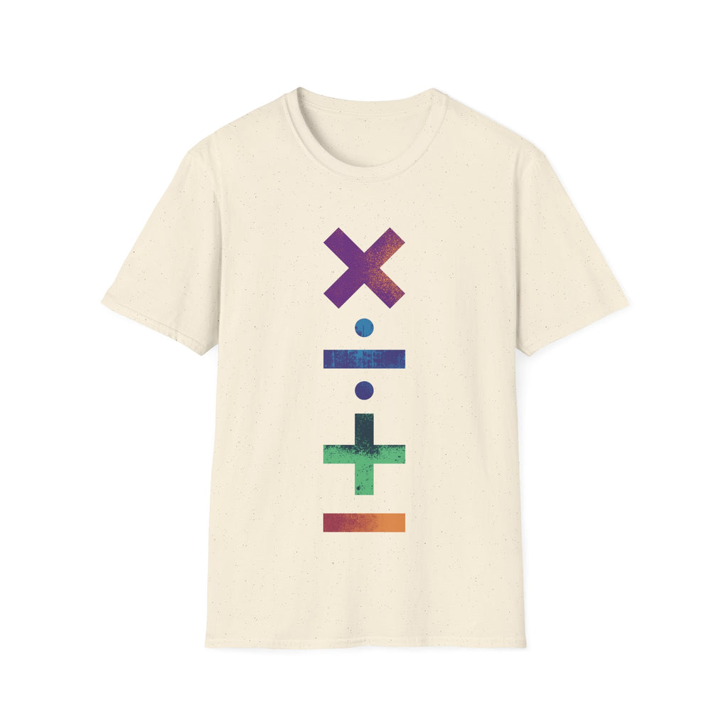 Maths Symbols - Unisex Softstyle T-Shirt