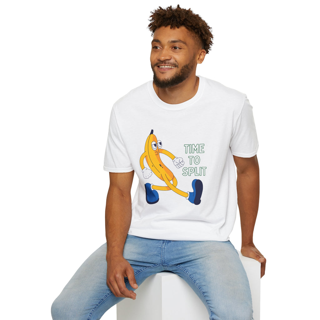 Banana, Time To Split - Unisex Softstyle T-Shirt
