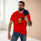 Dead Battery - Men's Staple Tee Red Mens Premium T-Shirt Printed in AU and US