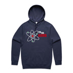 I'm The Bomb, Atom - Mens Hoodie Midnight Blue Mens Hoodie Printed In Australia Science
