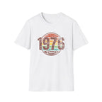 Turning 50 1976 Classic Unisex Softstyle T-Shirt White Unisex Adult T-shirt Australian Printer Birthday Retro