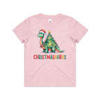 Christmasaurus, Christmas Dinosaur - Kids T-shirt