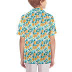 Pineapple Coconut Senior Kids Hawaiian Shirt