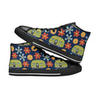 Hippie Caravan - Men's High Top Canvas Shoes