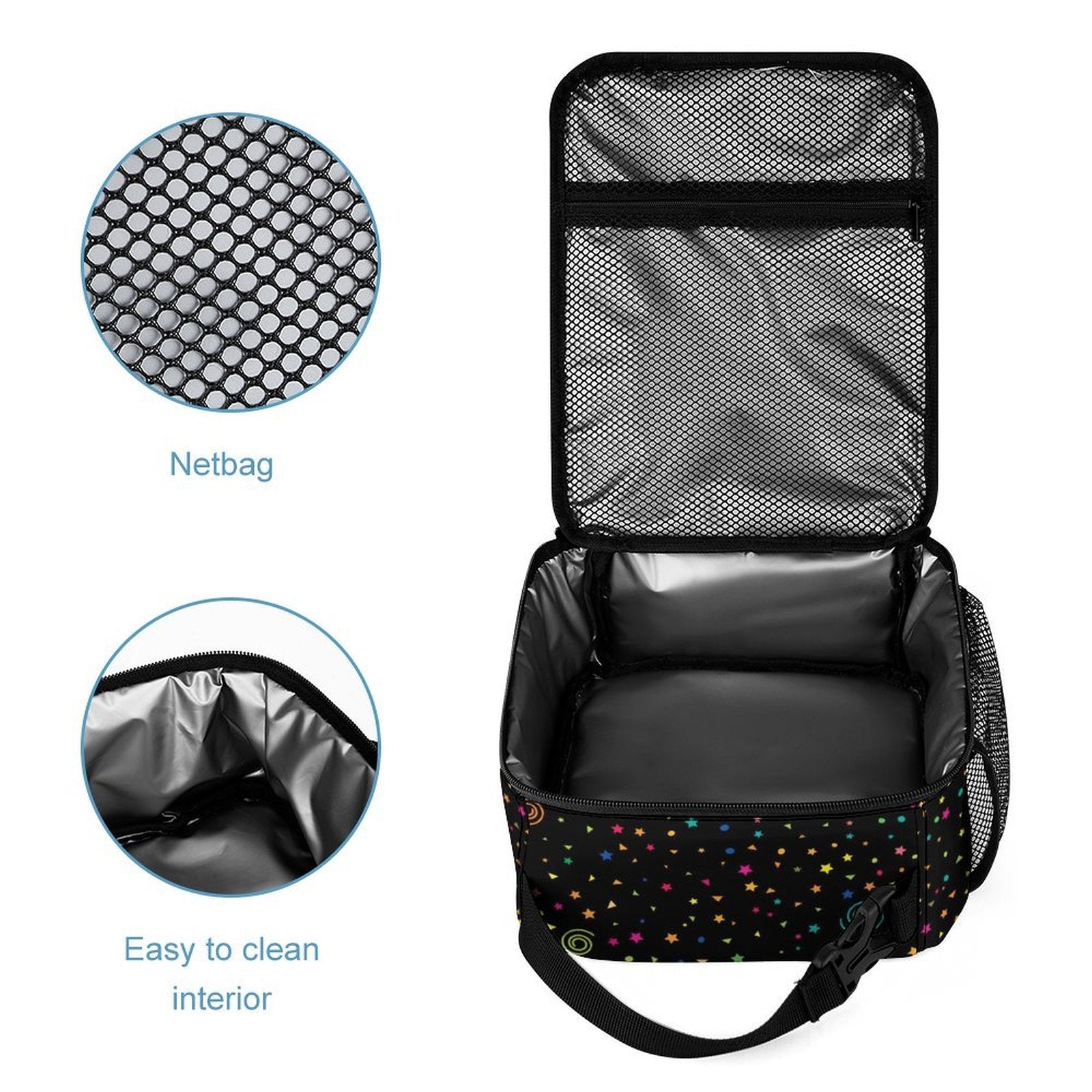 Stars And Swirls Backpack, Lunch Bag & Pencil Case Set