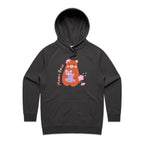 Mama Bear - Womens Hoodie Coal Womens Hoodie animal Mum Printed In Australia