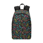 Squiggle Time - Fabric Backpack
