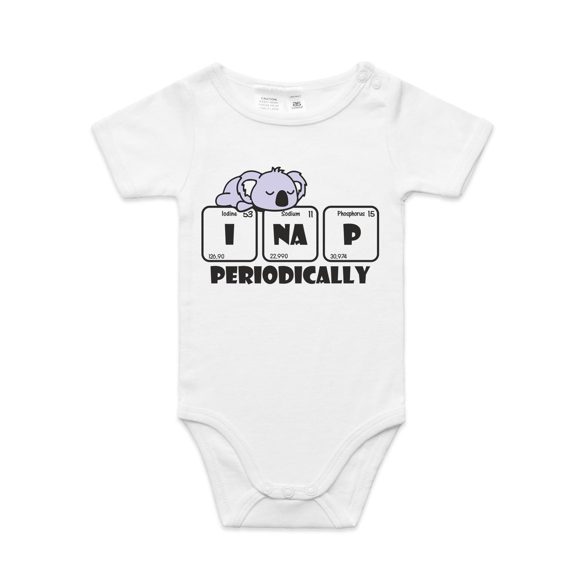 Koala I Nap Periodically Baby Bodysuit