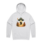 Black Cat Alien UFO Abduction Men's AS Colour Hoodie
