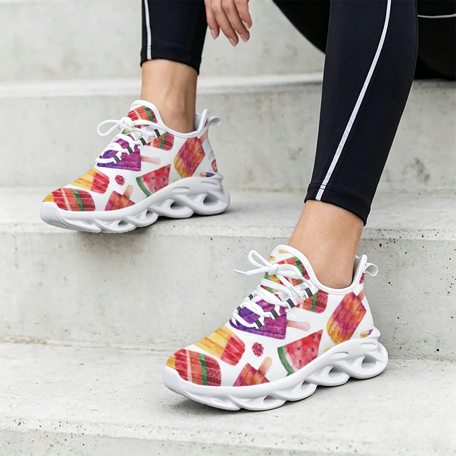 Ice Blocks Women's Twisted Sole Sneakers