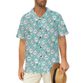 Comic Book Speech Bubbles Men's Short Sleeve Hawaiian Shirt Men's Hawaiian Shirt (New) comic Printed Offshore