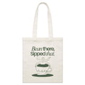 Bean There, Sipped That, Coffee - Parcel Canvas Tote Bag Default Title Small Tote Bag Coffee Printed In Australia