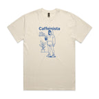 Caffeinista, Caffeine AS Colour Heavy Faded Tee Unisex Faded ecru Heavy Faded T-shirt Coffee Printed In Australia
