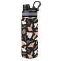 Magic Moth Insulated Water Bottle with Dual-Use Lid (18oz) One Size Insulated Water Bottle with Dual-Use Lid (18oz) Printed Offshore