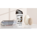 Personalise - Don't Rush Me, Cat - White 15oz Stainless Steel Travel Mug Personalised Travel Mug animal Globally Fulfilled