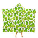 Cute Limes Kids Hooded Blanket 100cm x 130cm white 40"×50" Kids Hooded Blanket Food Printed Offshore